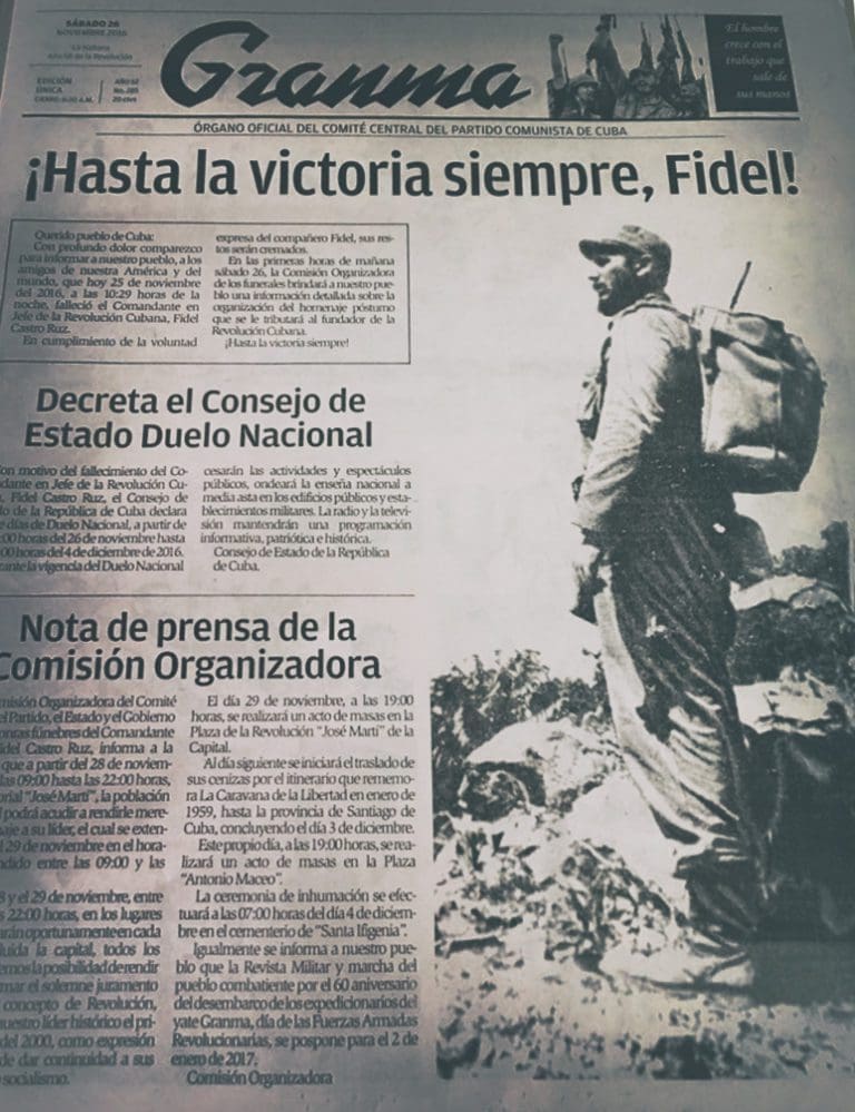 El día que murió Fidel (1)